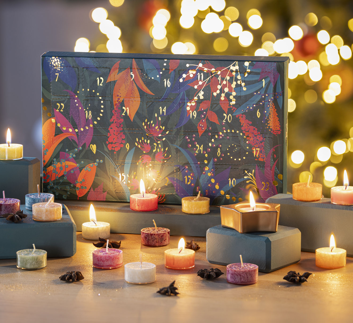 Adventskalender Duft-Teelichter