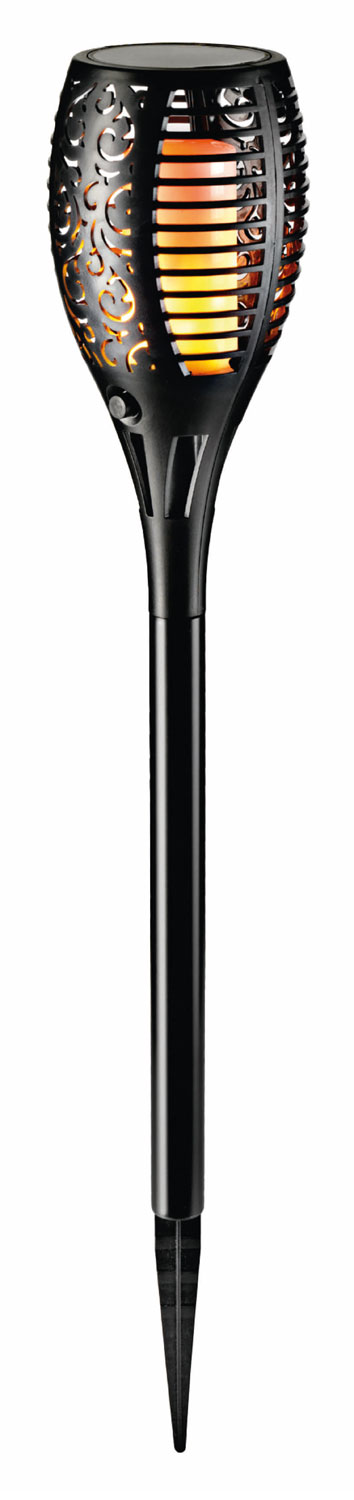 2er-Pack Solar-Gartenstecker Flame01