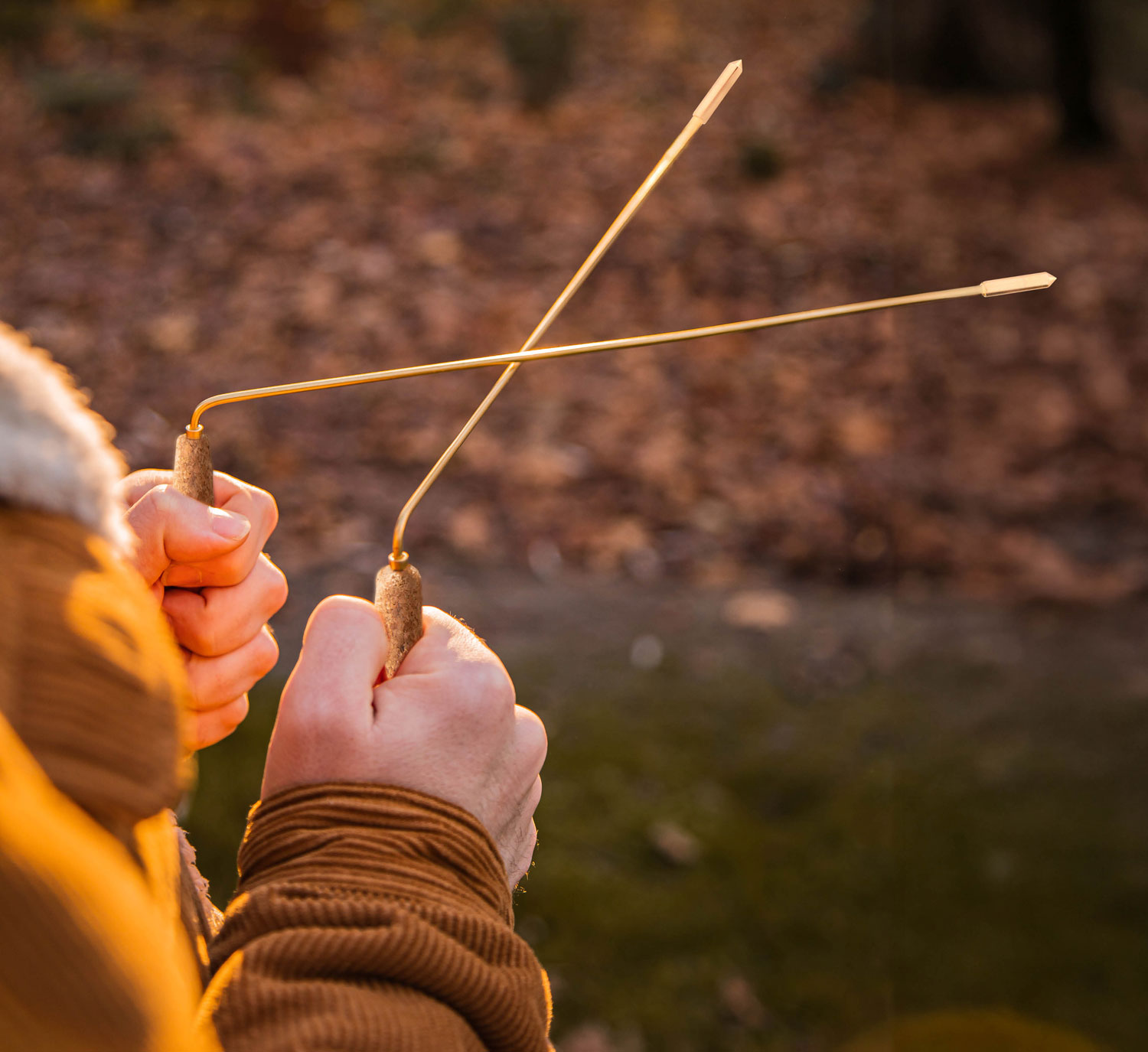 Wnschelrute mit Korkgriff