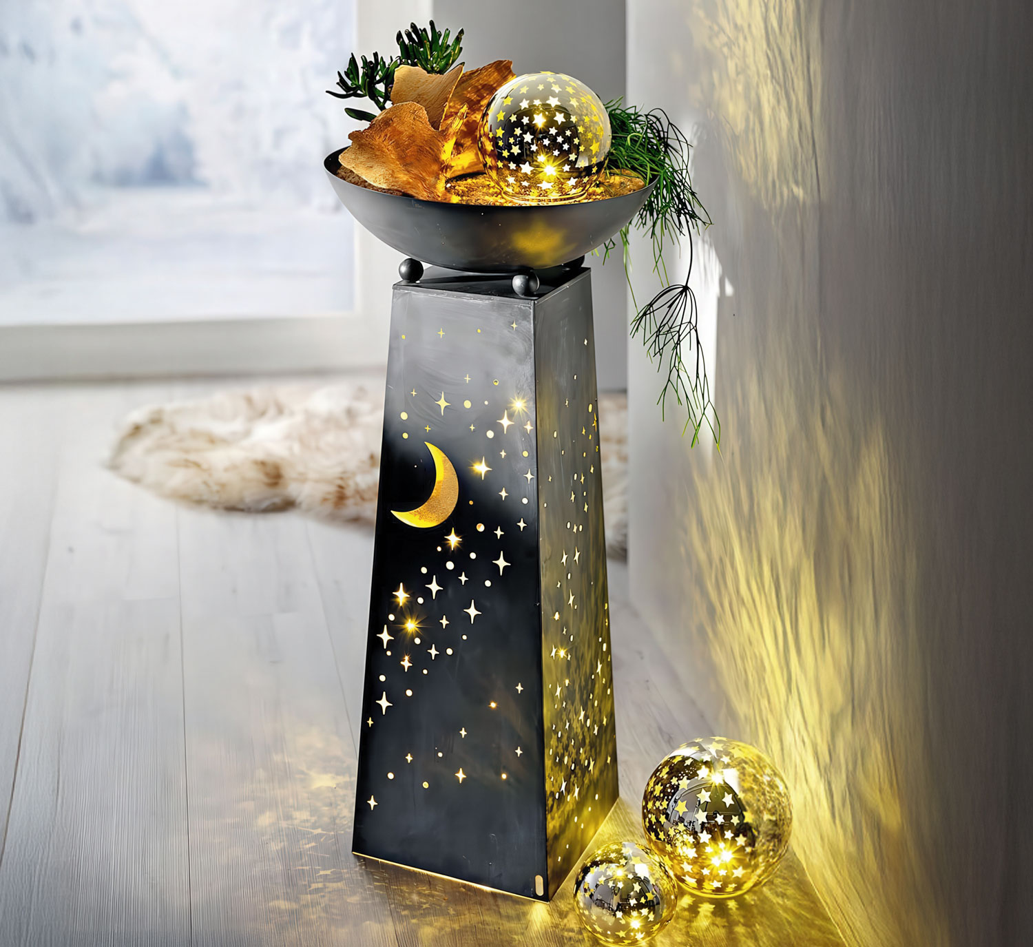 LED-Pflanzsule Sternenhimmel