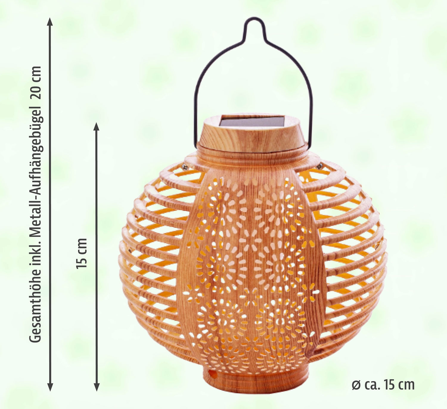 2er-Pack Solar-Laternen Flame01