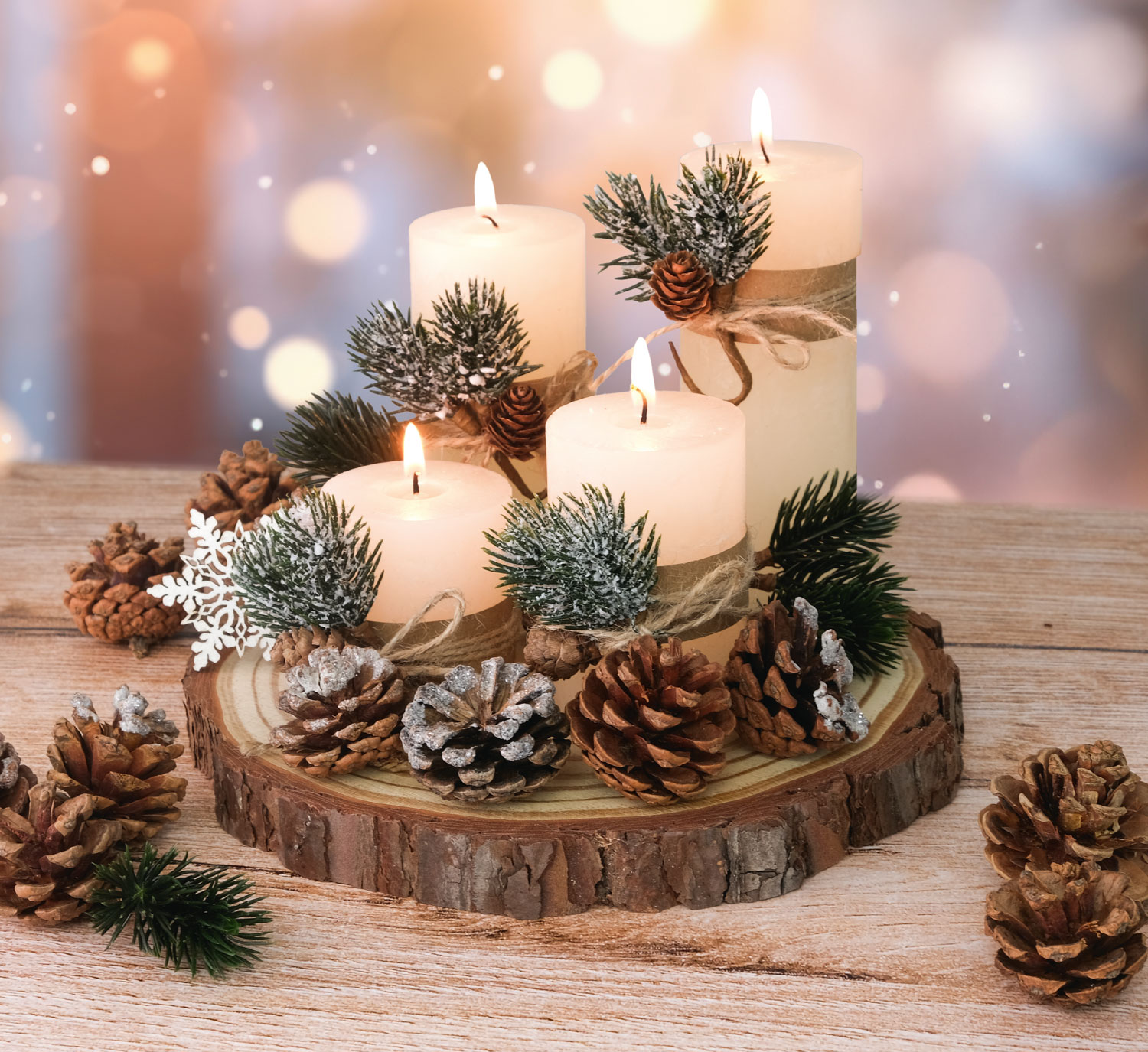 Kerzenset Natura