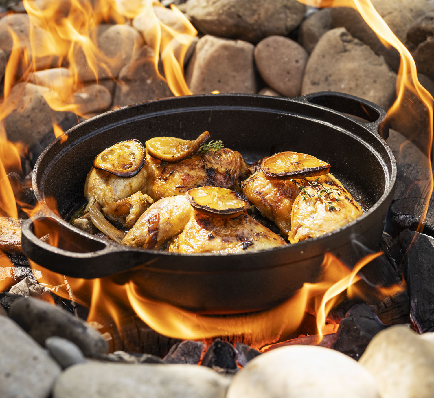 Gusseiserne Schmorpfanne01