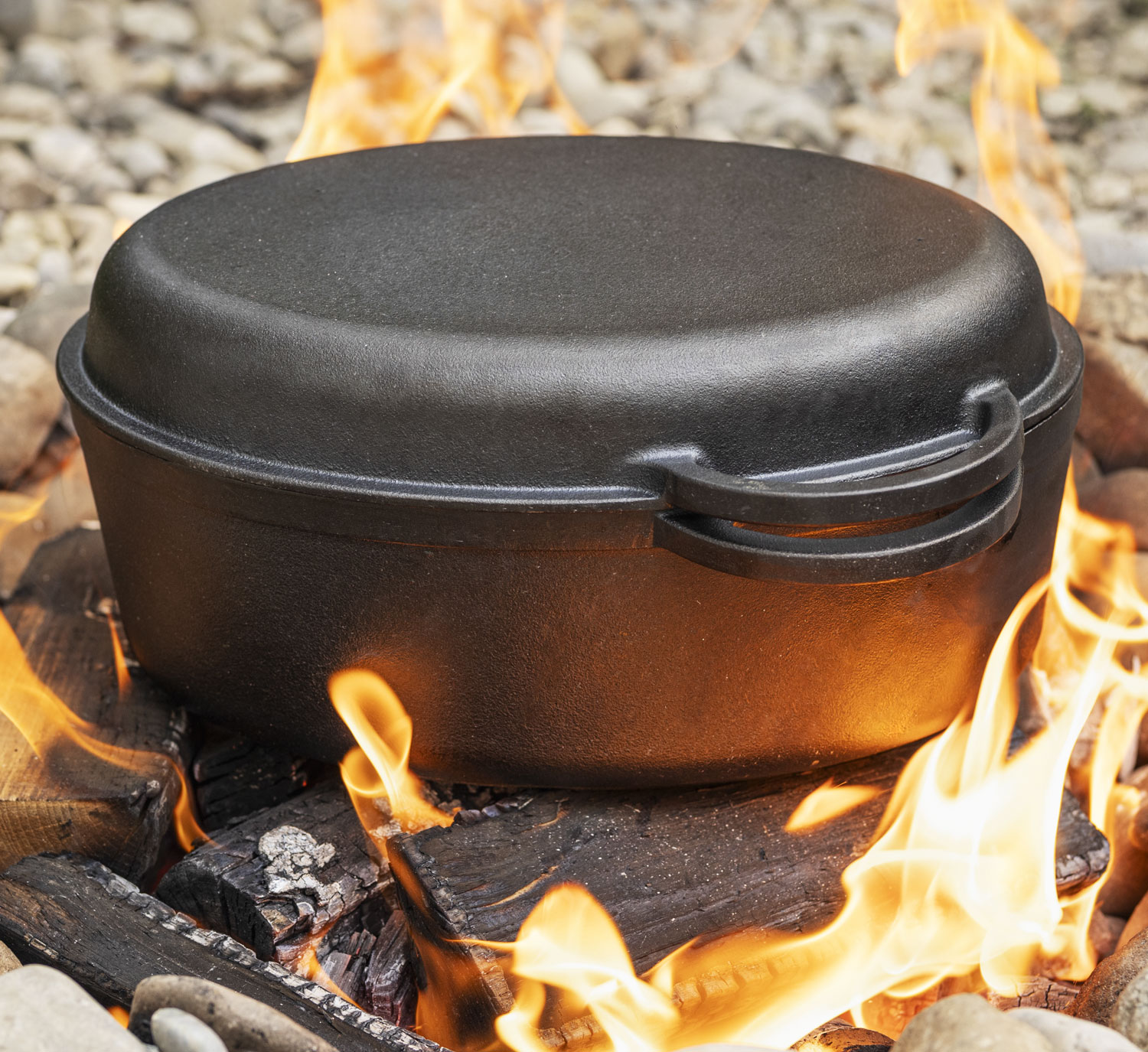 Gusseiserner Schmortopf XXL