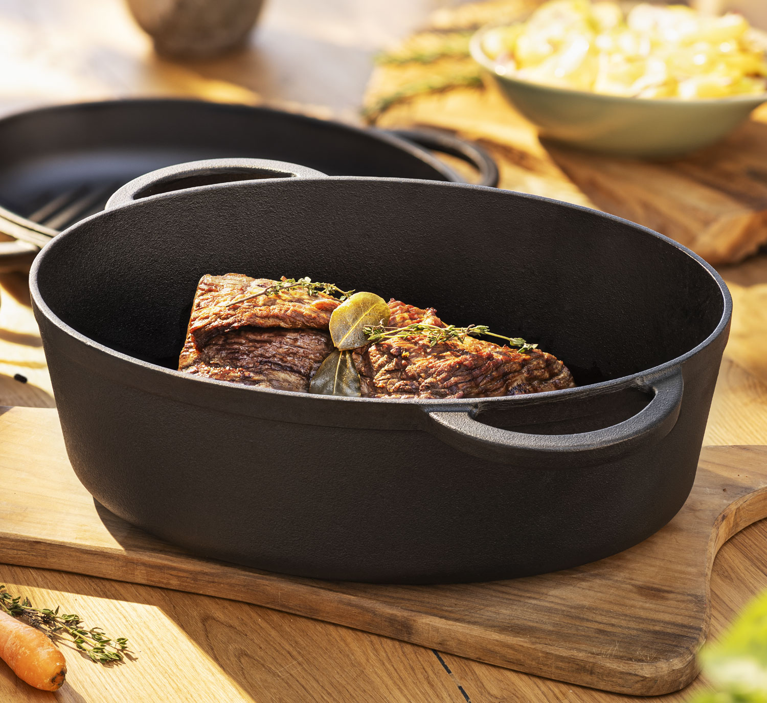 Gusseiserner Schmortopf XXL01