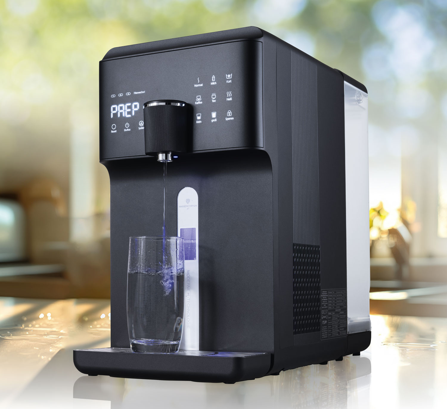 Osmose-Wasserfilter mit Wasserstofffunktion