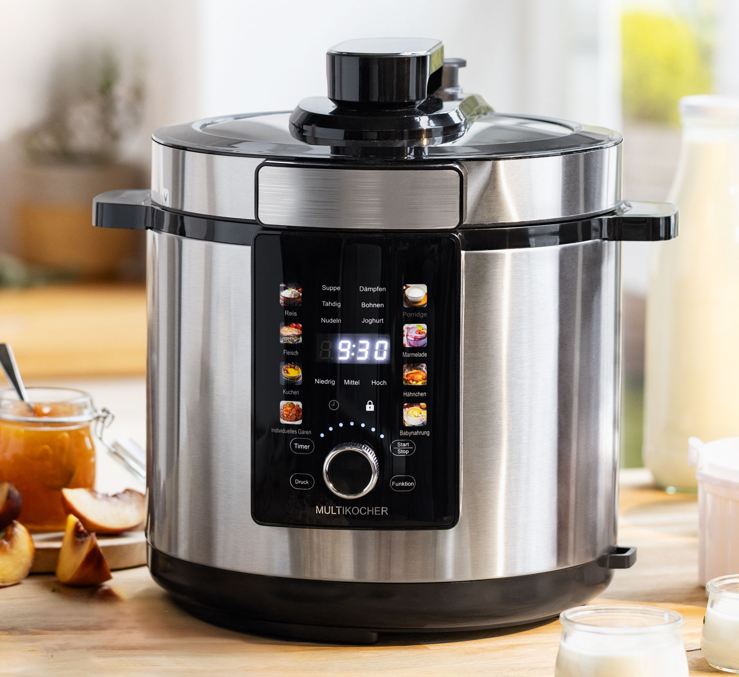 14-in-1 Multikocher - Elektrischer Schnellkochtopf und Slow Cooker