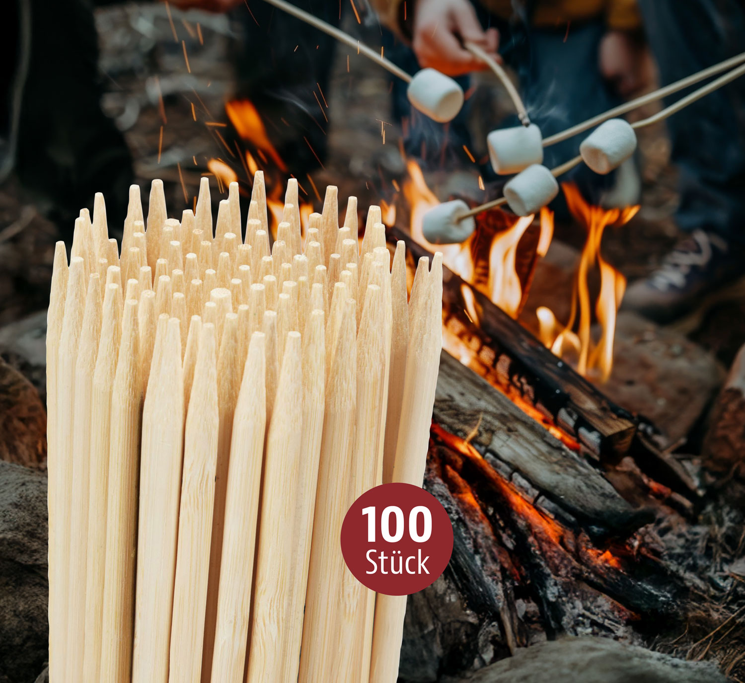    Stockbrot- und Grillspiee fr genussvolle Stunden am offenen Feuer   