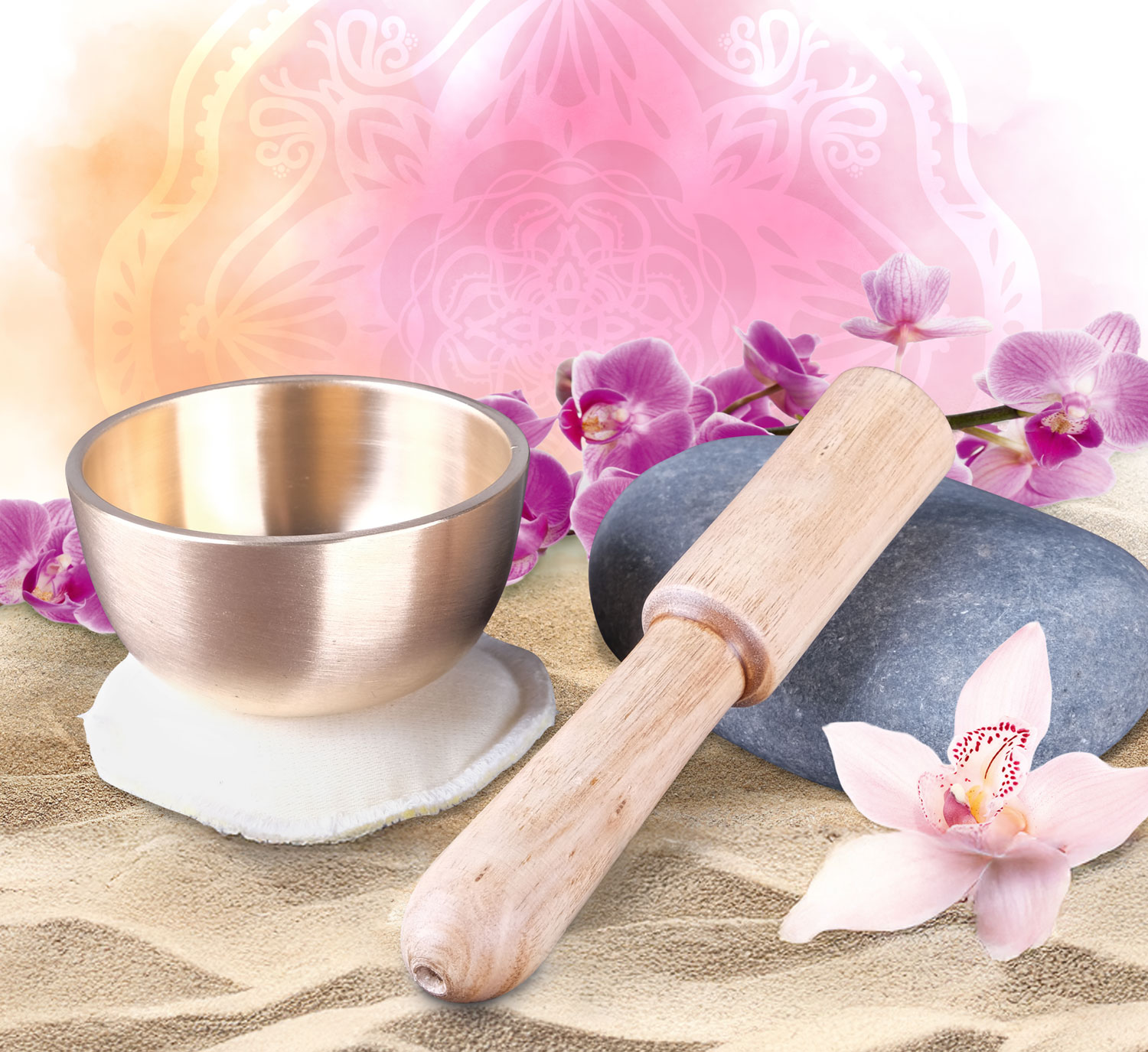 Geschenkset Mini-Klangschale