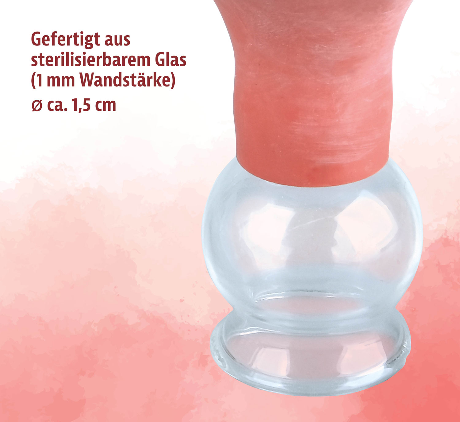  Schrpfglas mit rotem Saugball 01