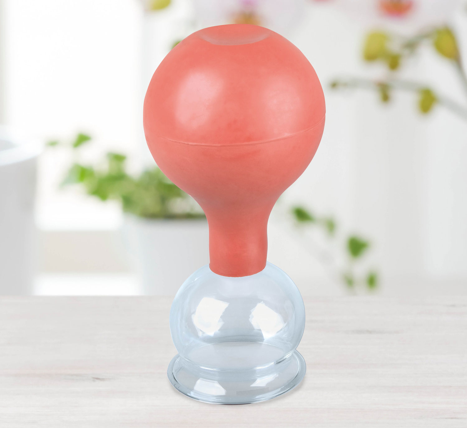  Schrpfglas mit rotem Saugball 