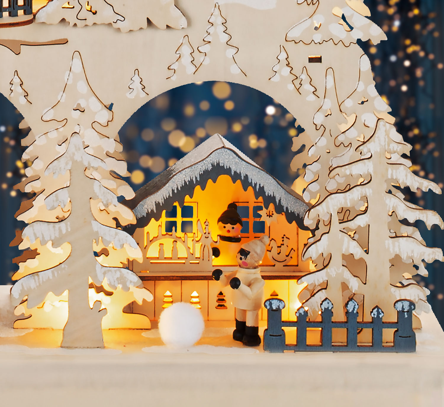 LED-Schwibbogen mit Spieluhr04