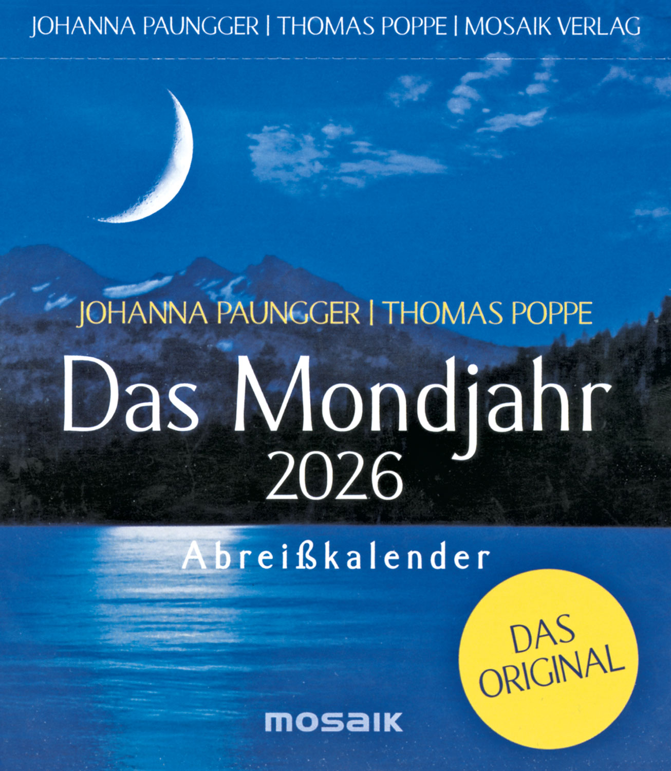 Das Mondjahr 2026 - Tagesabreikalender
