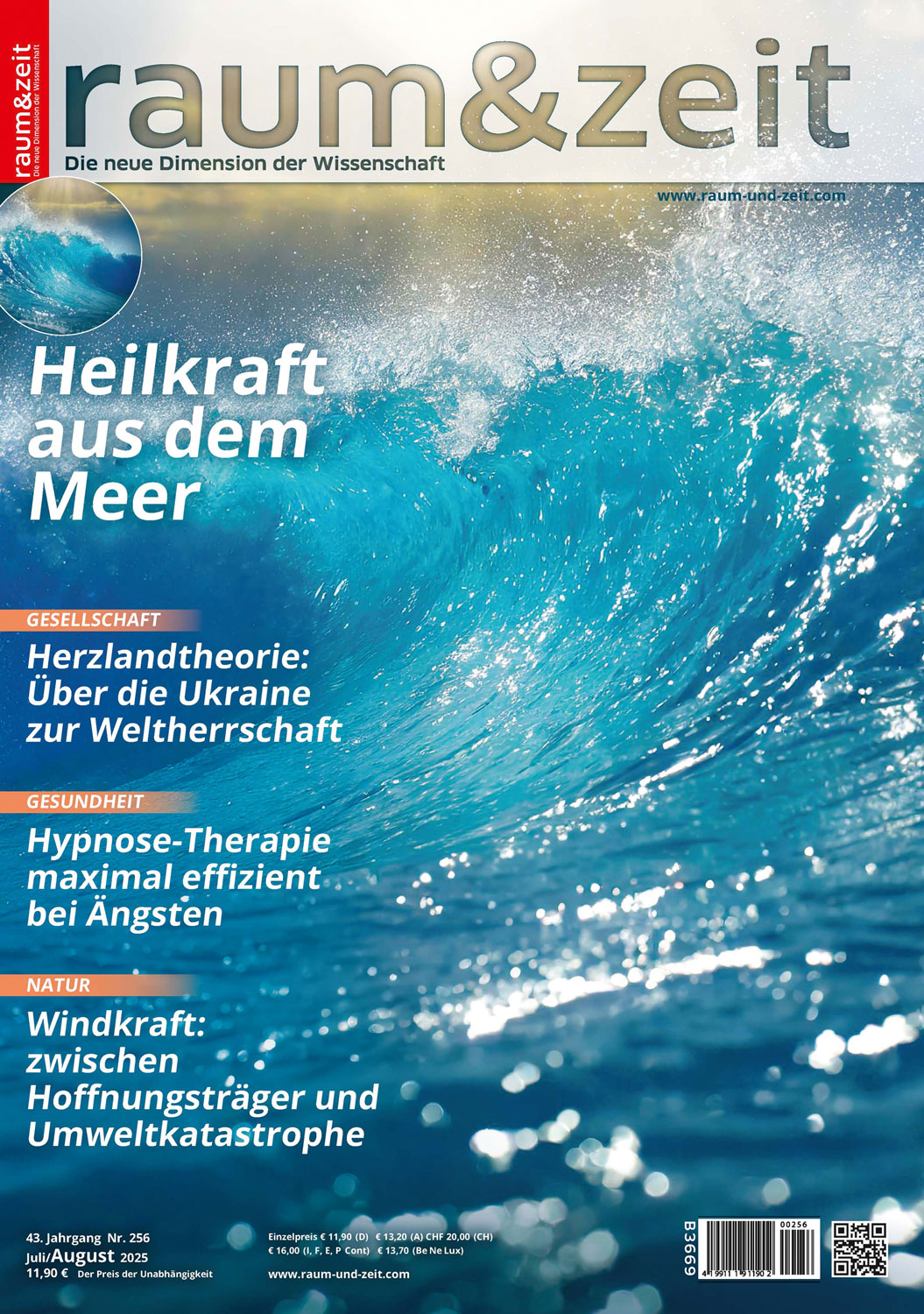 Raum & Zeit Ausgabe Nr. 256 Juli/August 2025