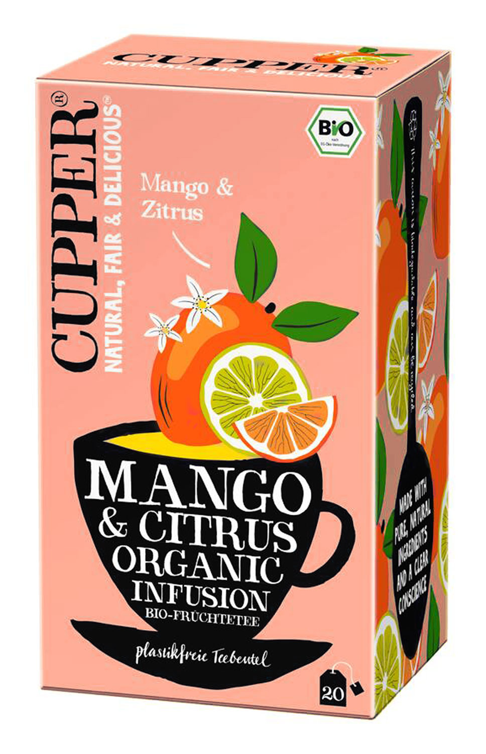 Cupper Frchtetee Mango & Citrus Bio