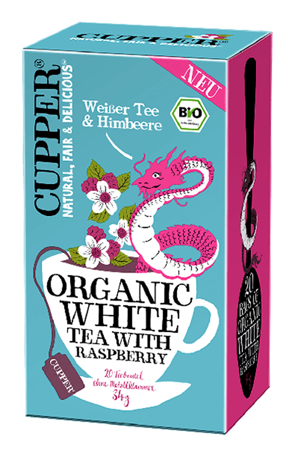 Cupper weier Tee & Himbeere Bio
