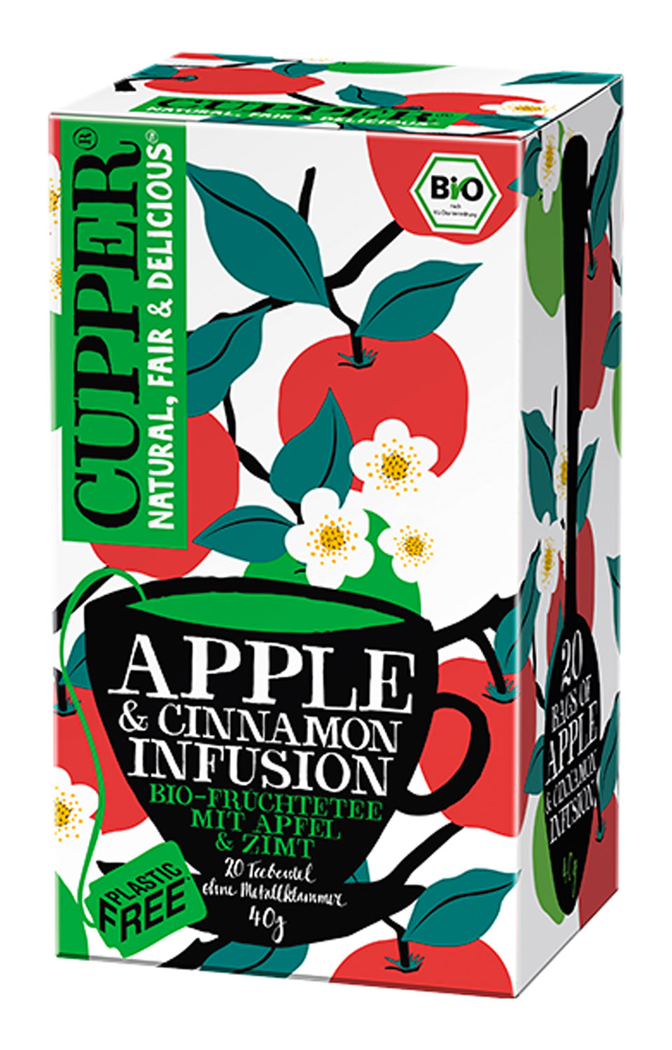 Cupper Frchtetee Apfel & Zimt Bio
