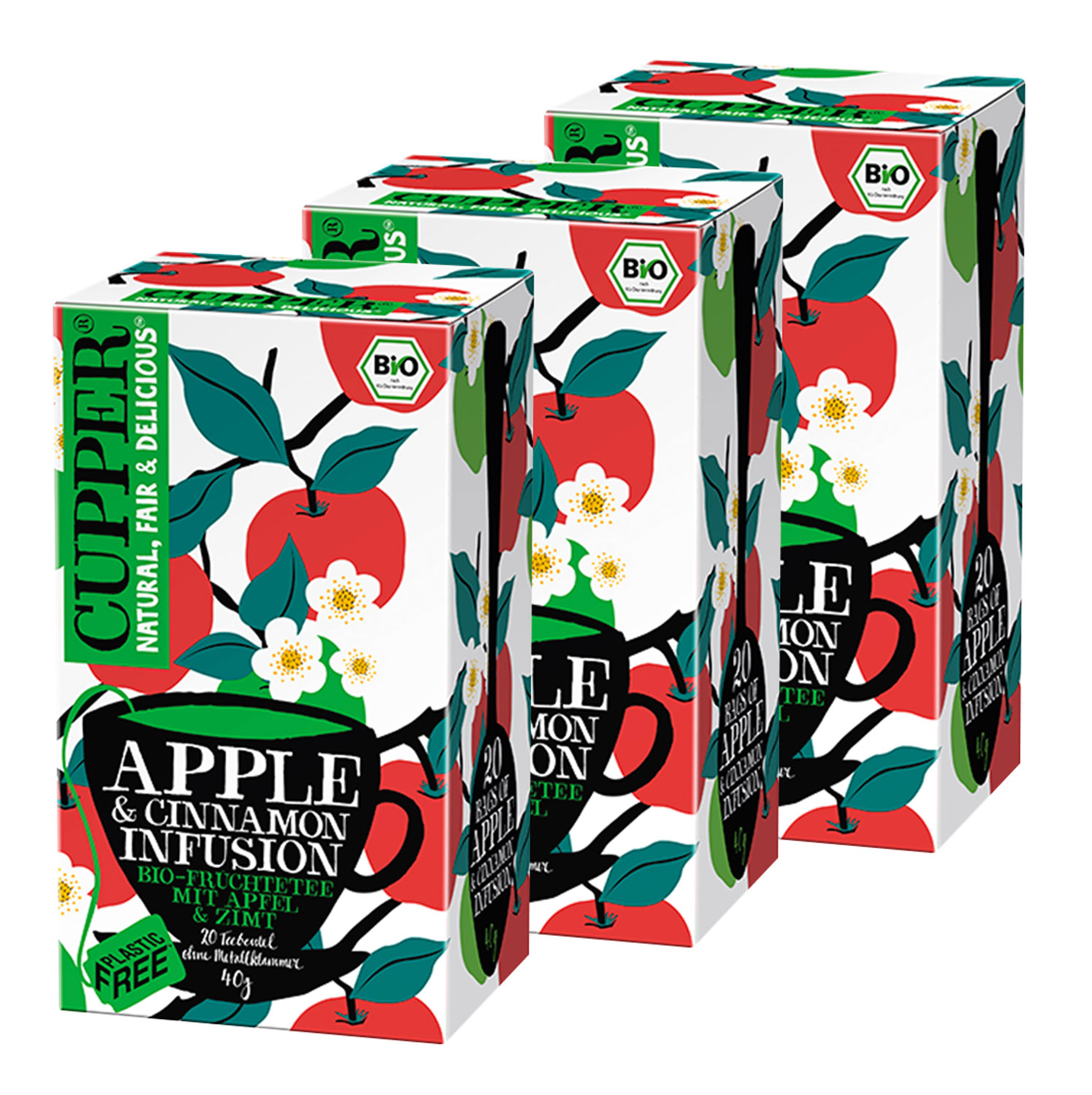 Cupper Frchtetee Apfel & Zimt Bio