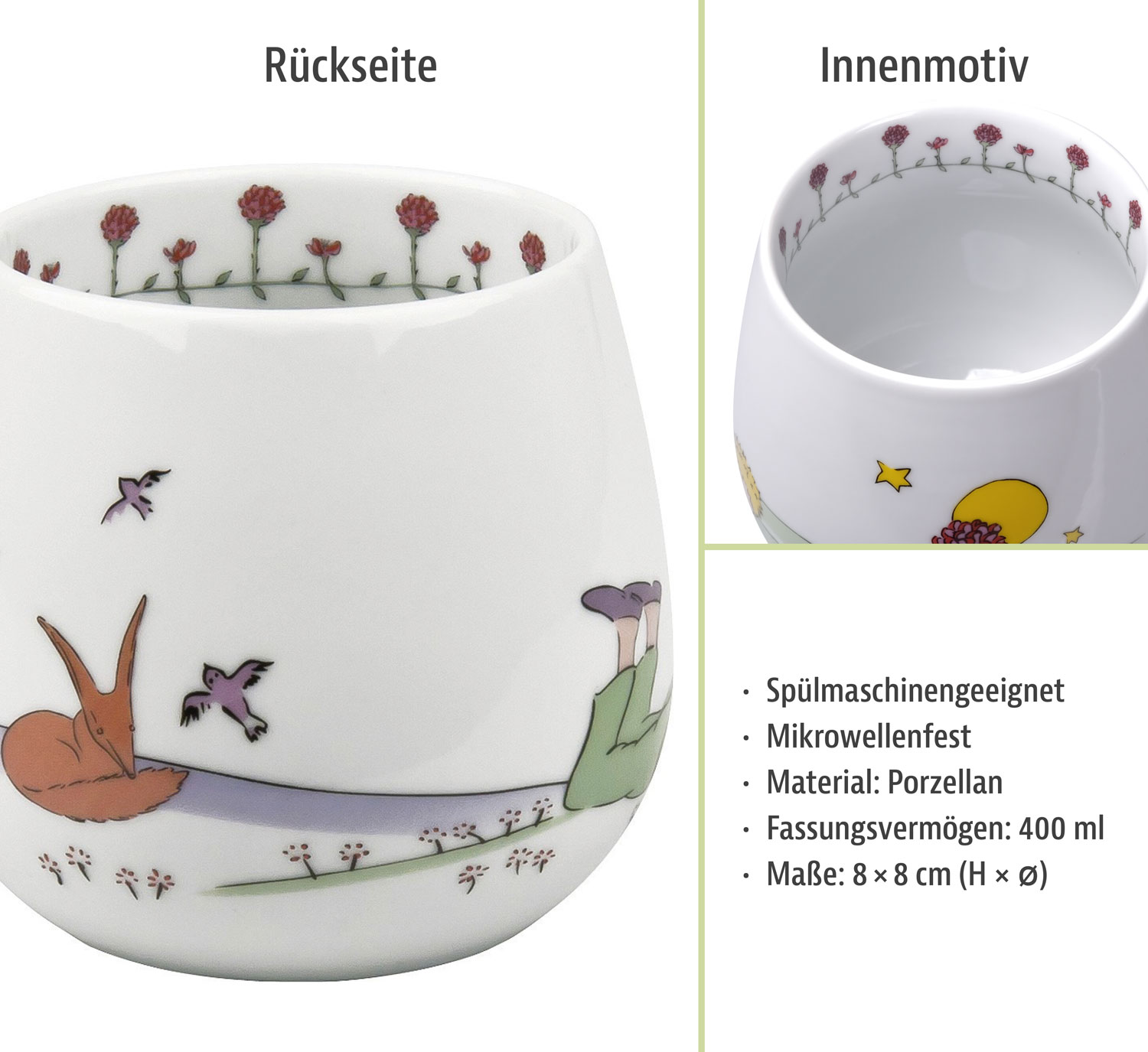 Kuschelbecher Der Kleine Prinz Freundschaft01