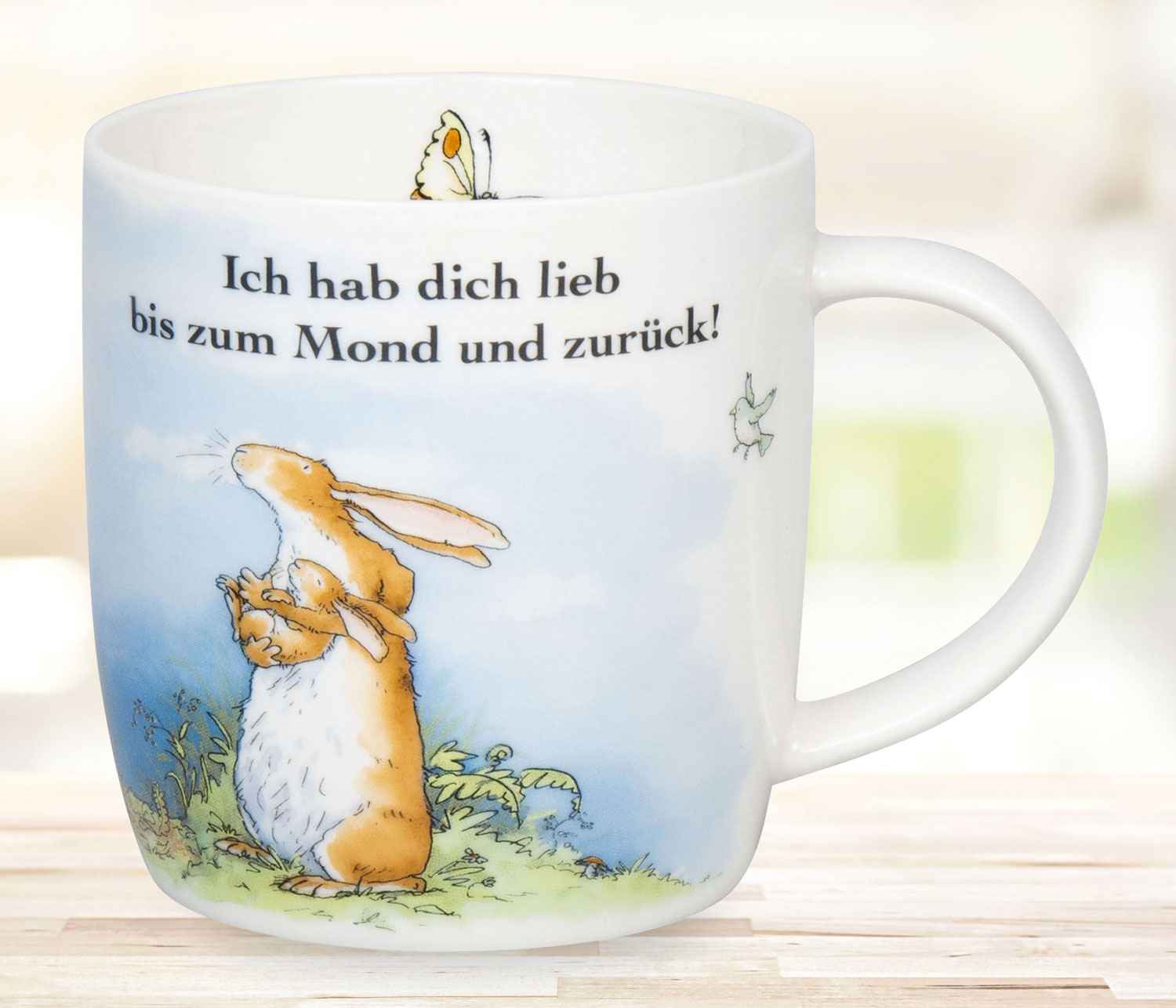  Becher Ich hab dich lieb bis zum Mond 
