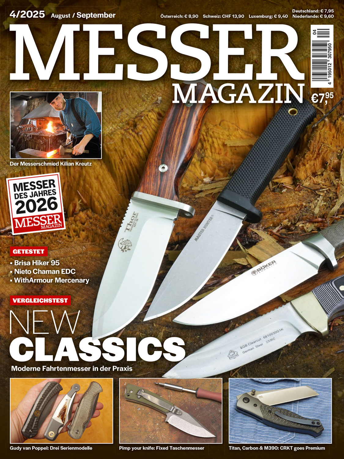 Messer Magazin Ausgabe 4/2025 August/September