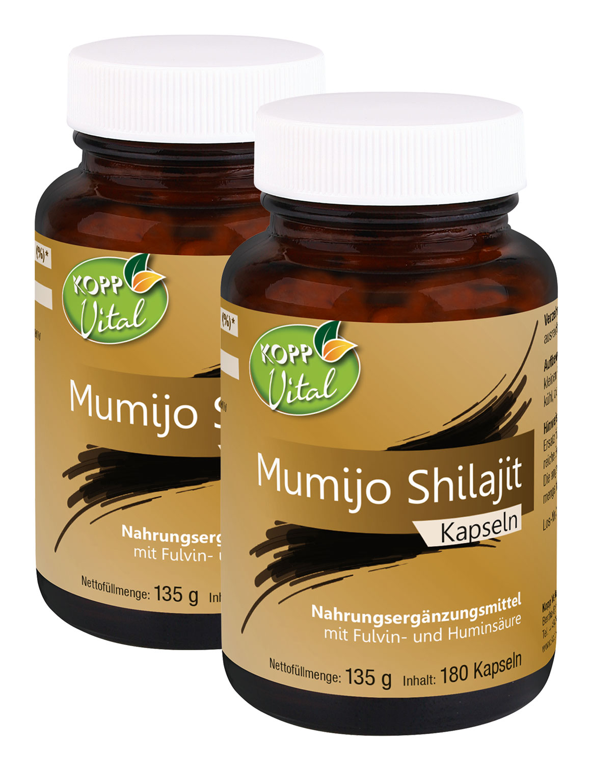 Kopp Vital Mumijo Shilajit / 650 mg / 180 Kapseln
