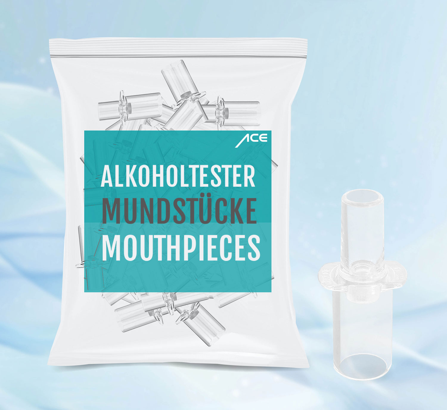  25er-Pack Mundstcke fr ACE AF-33 Alkoholtester 