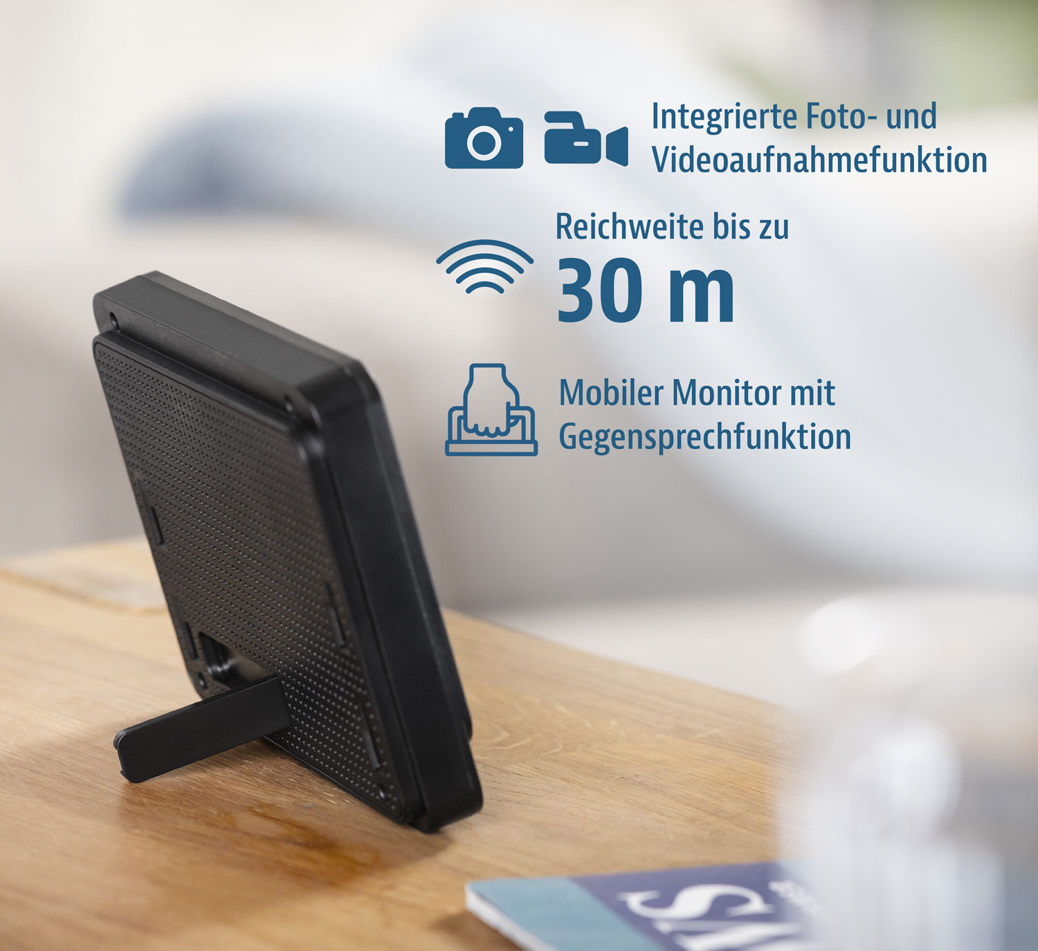 Video-Funkklingel mit Monitor und T�rsprechanlage01