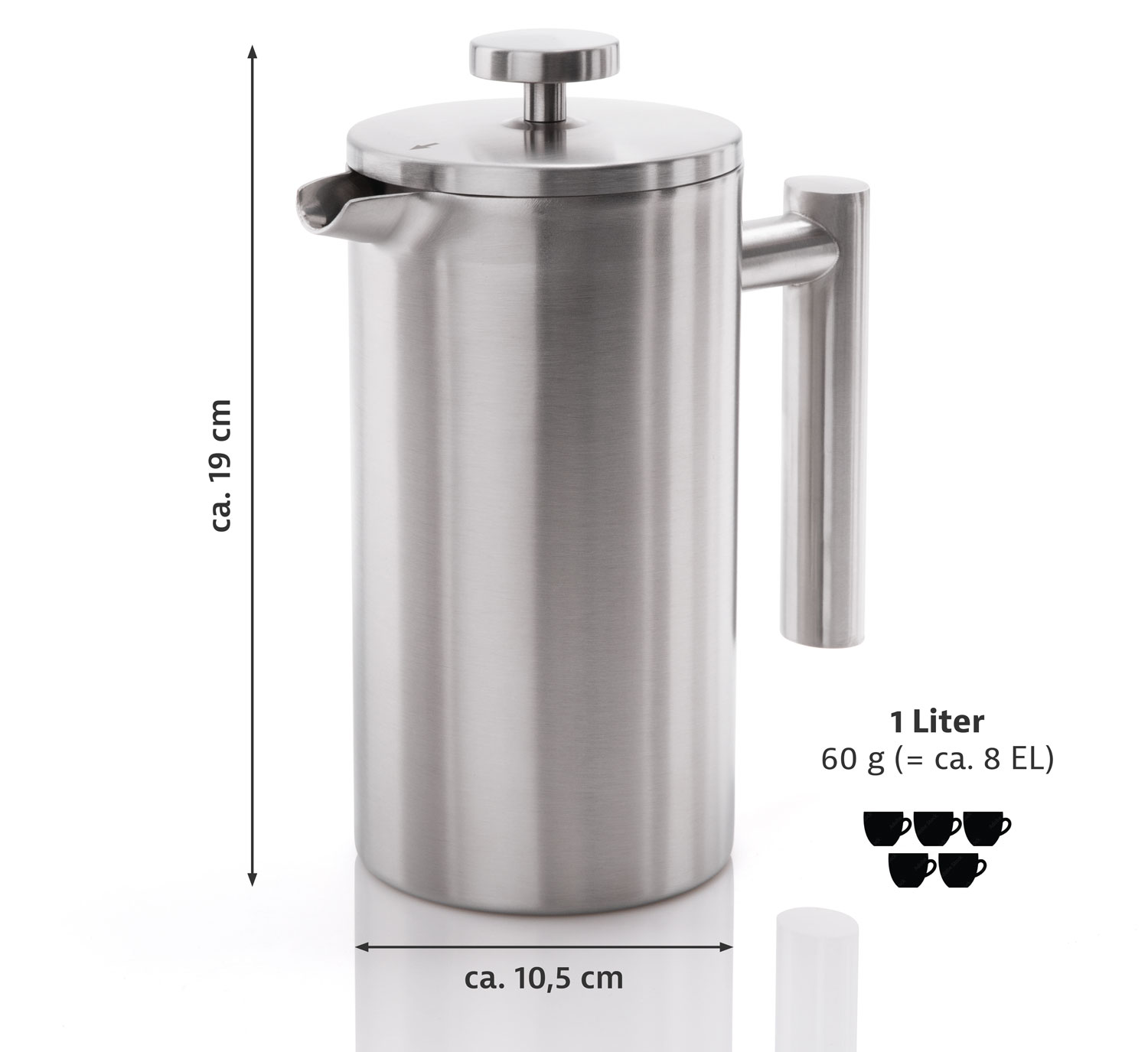 Edelstahl-Kaffeebereiter - French Press02