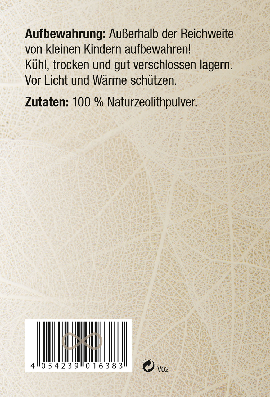 Kopp Vital� Naturzeolith Pulver&nbsp;/ 92&nbsp;% Klinoptilolith&nbsp;/ K�rnung:&nbsp;<&nbsp;0,05&nbsp;mm02