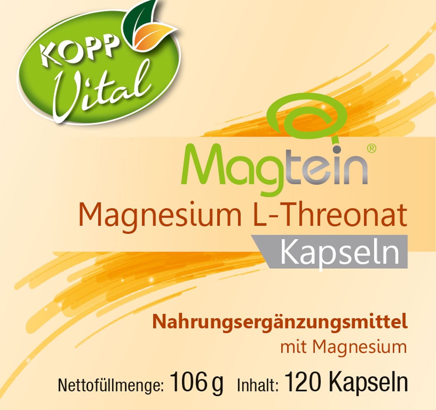 Kopp Vital� Magtein� Magnesium L-Threonat / 144 mg Magnesium / 120 Kapseln01
