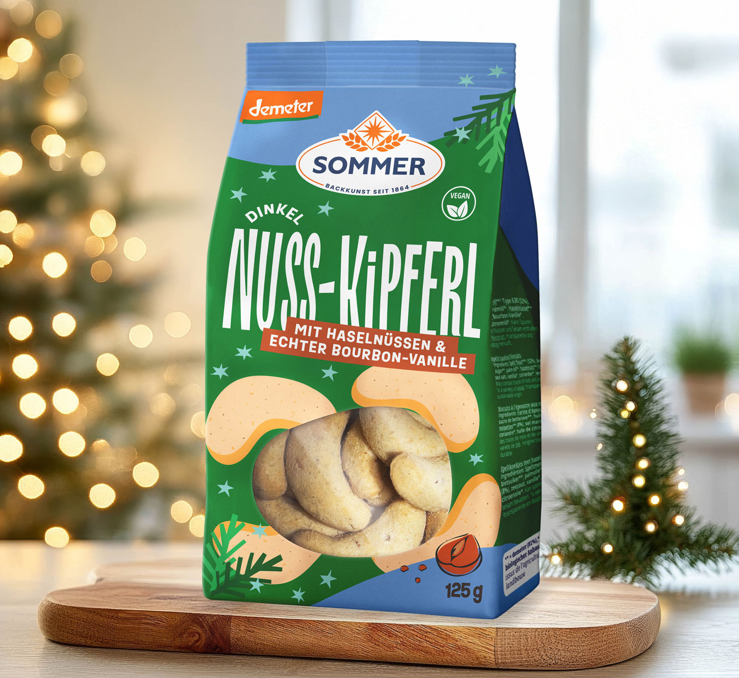 Dinkel-Nusskipferl Bio