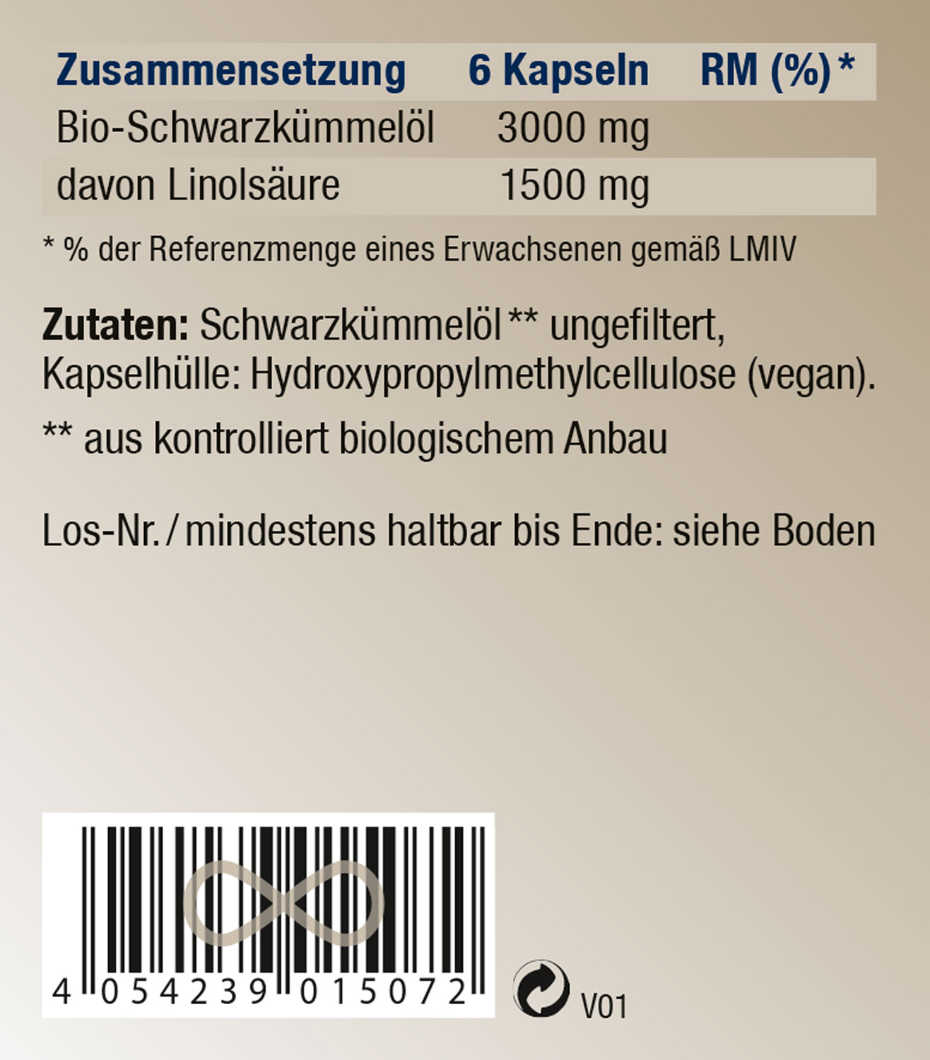 Kopp Vital  Bio-Schwarzkmmell / 250 mg / 300 Kapseln02