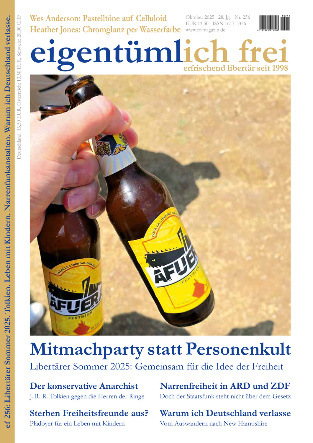 eigentmlich frei Ausgabe Nr. 256 Oktober 2025