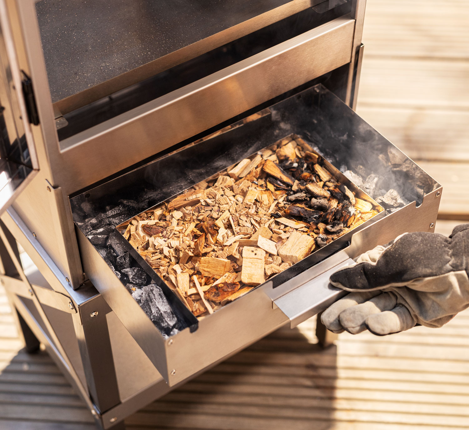 Rucherofen-Set Autark 800 - inkl. Hocker, Heizung und Rost09