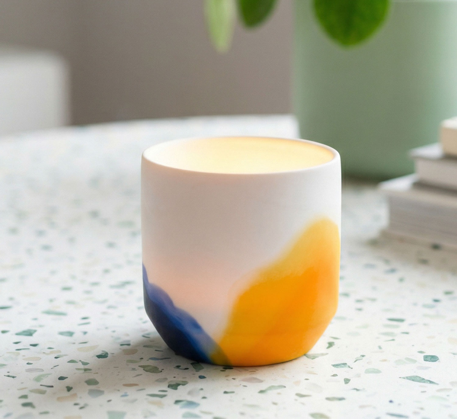 Teelichthalter �Aquarell�