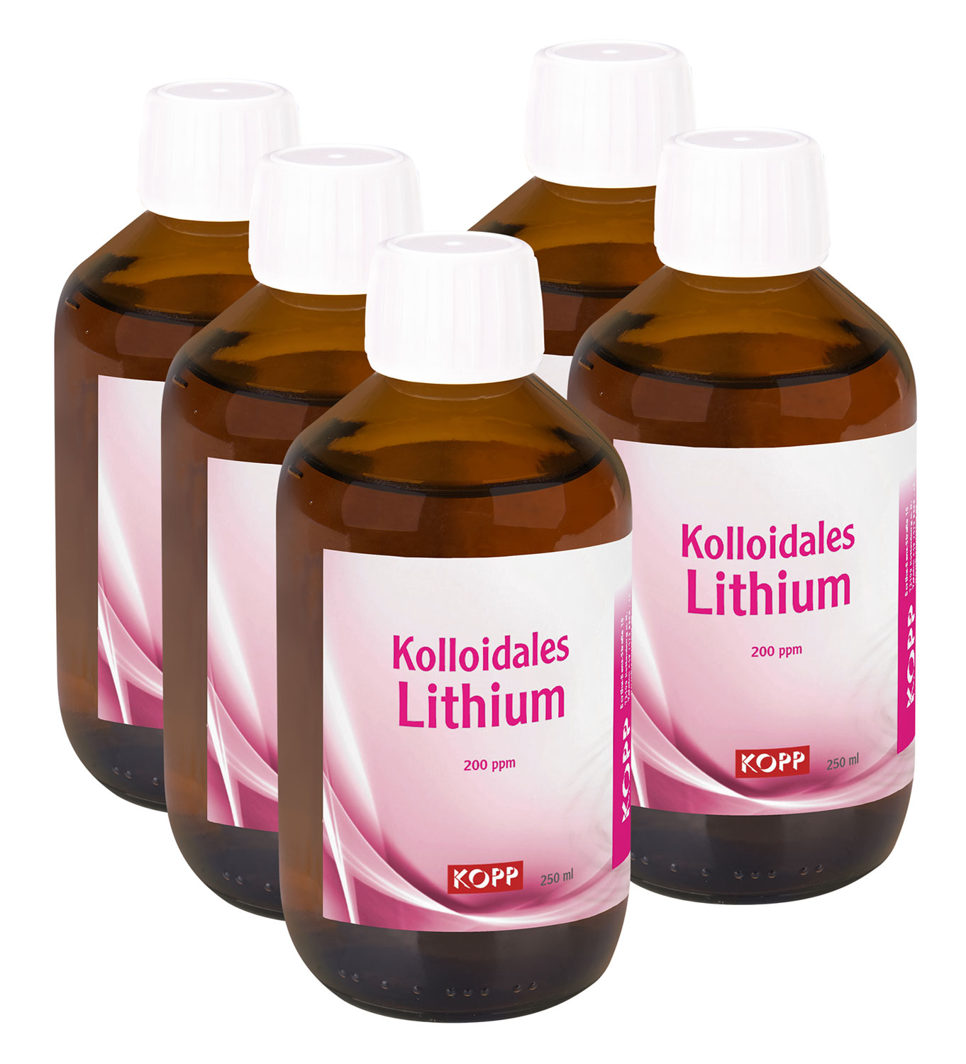 Kolloidales Lithium Konzentration 200 ppm / 2 mg Lithium je 10 ml / hochrein