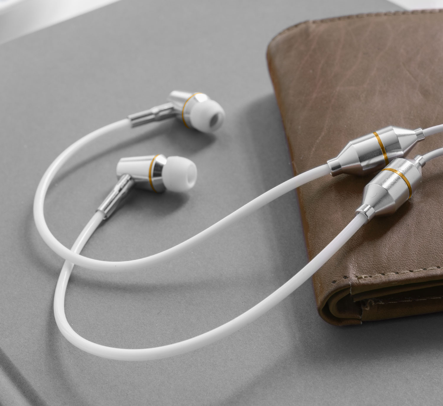 Luftschlauch-Headset mit Klinkenanschluss - Wie neu