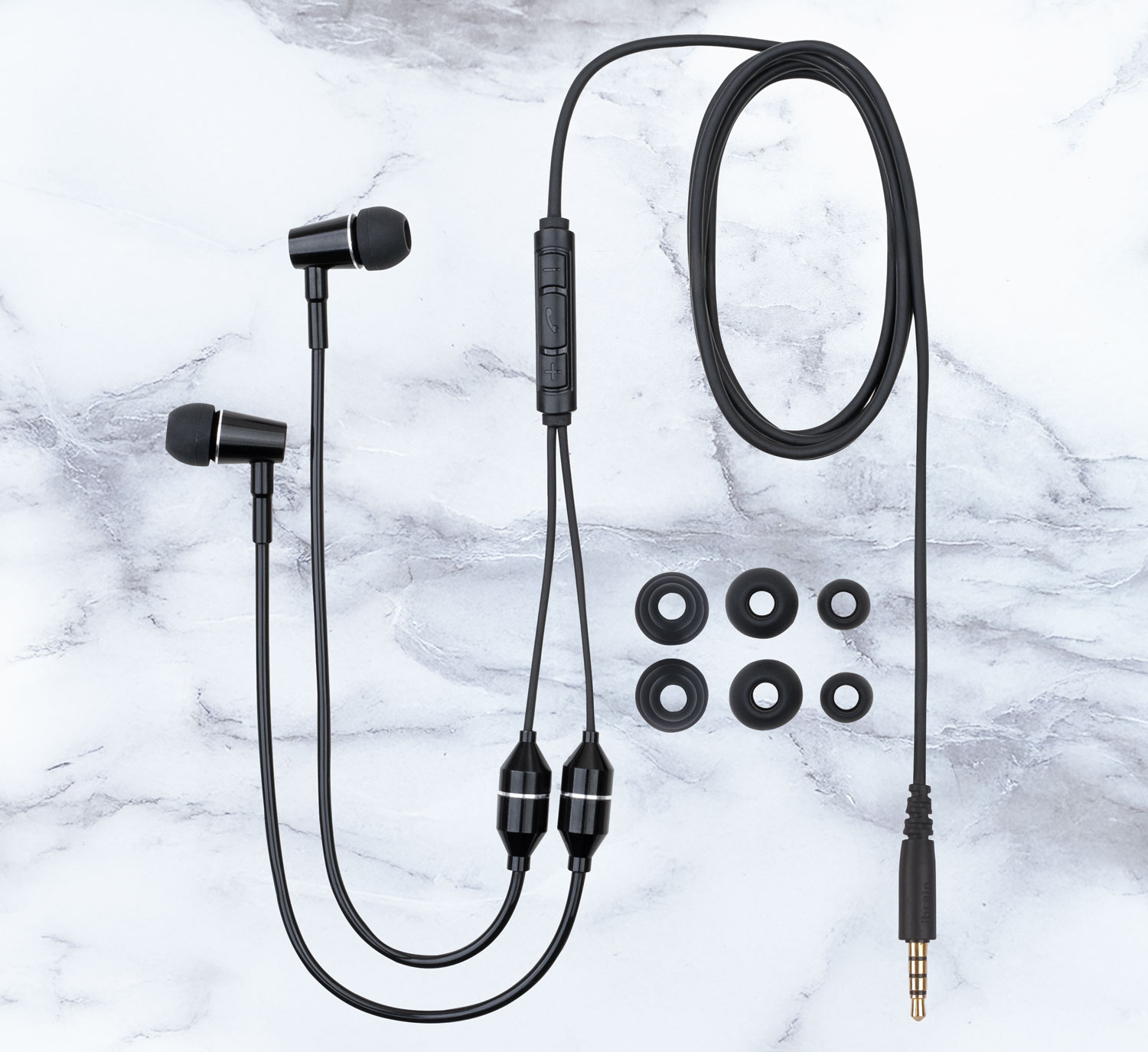 Luftschlauch-Headset mit Klinkenanschluss - Wie neu05