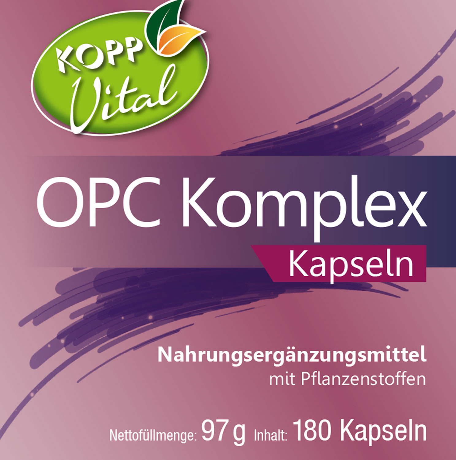Kopp Vital   OPC Komplex / 105 mg / 180 Kapseln01