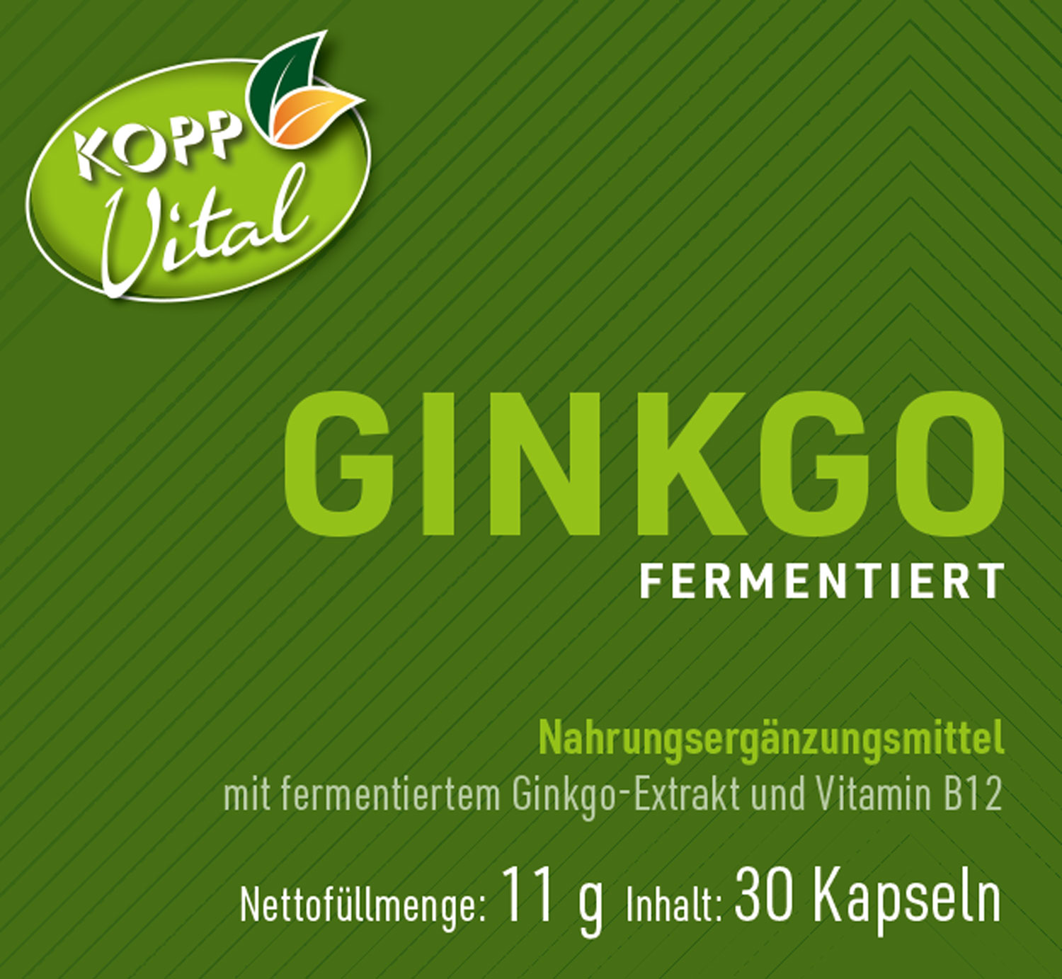 Kopp Vital   Ginkgo fermentiert / 75 mg / 30 Kapseln01