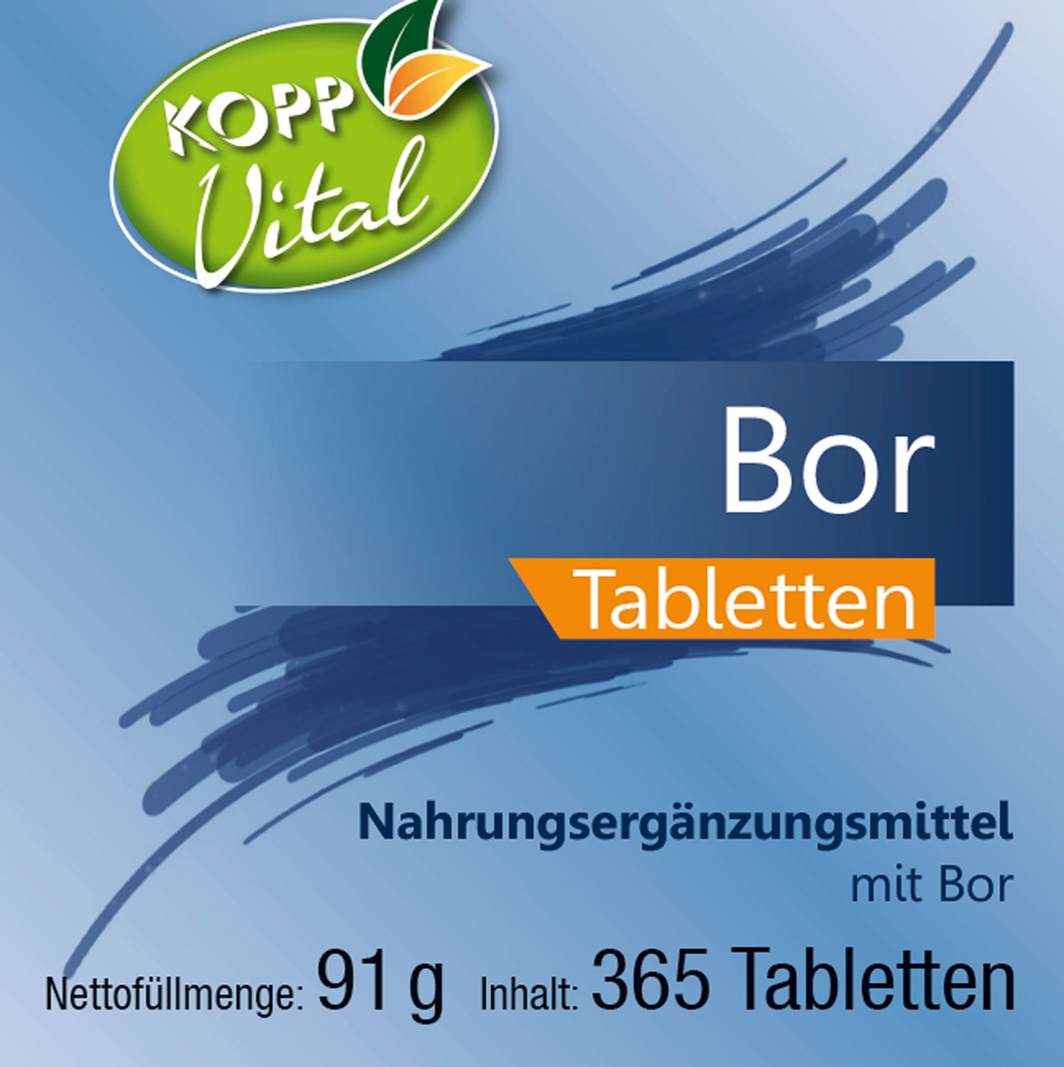Kopp Vital   Bor / 3 mg / 365 Tabletten01