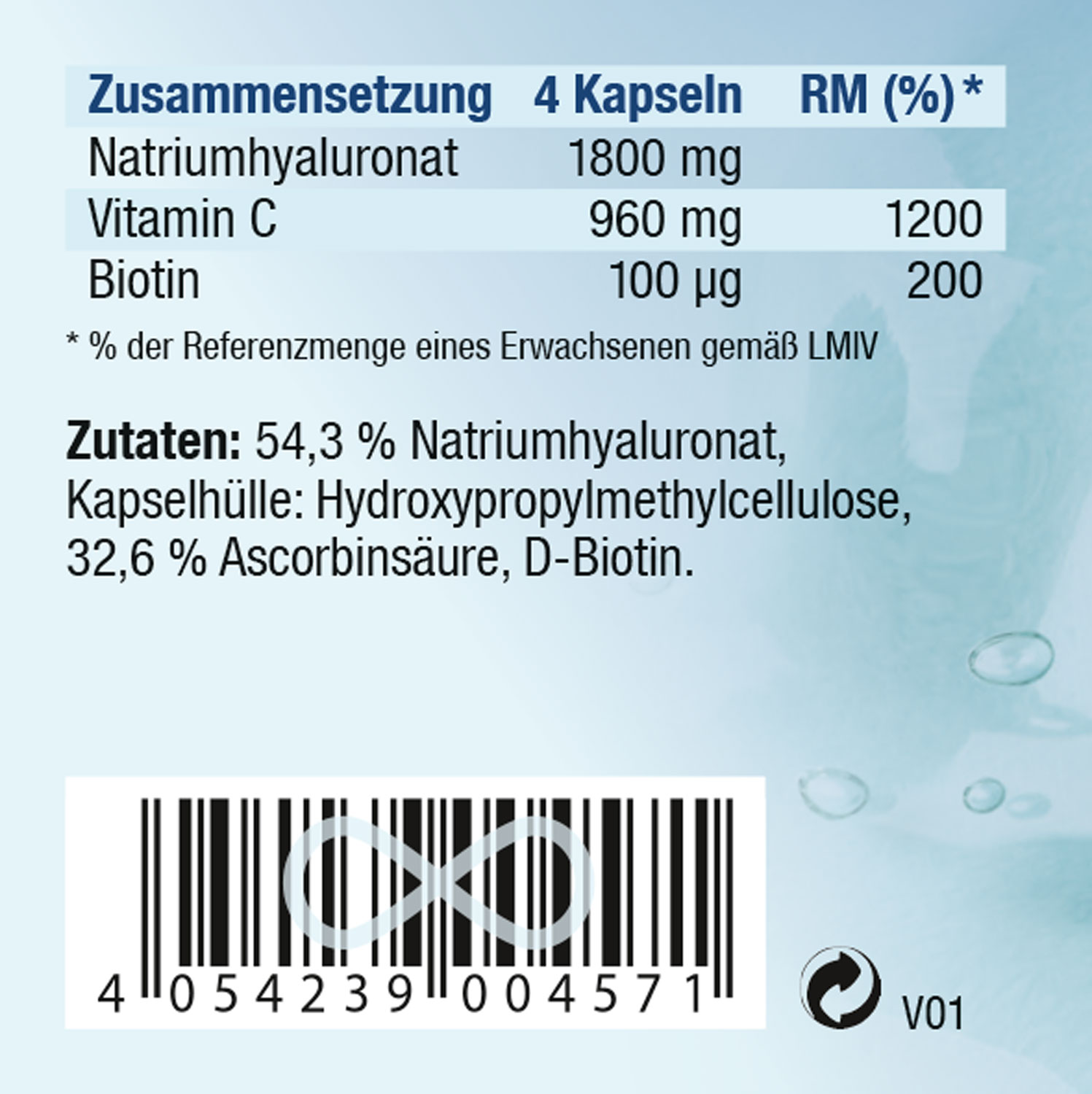 Kopp Vital   Hyaluron Plus / 450 mg / 60 Kapseln02