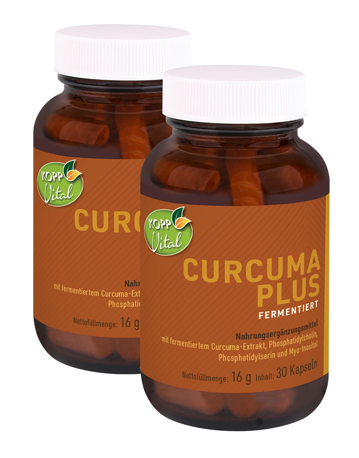 Kopp Vital   Curcuma Plus fermentiert / 400 mg / 30 Kapseln