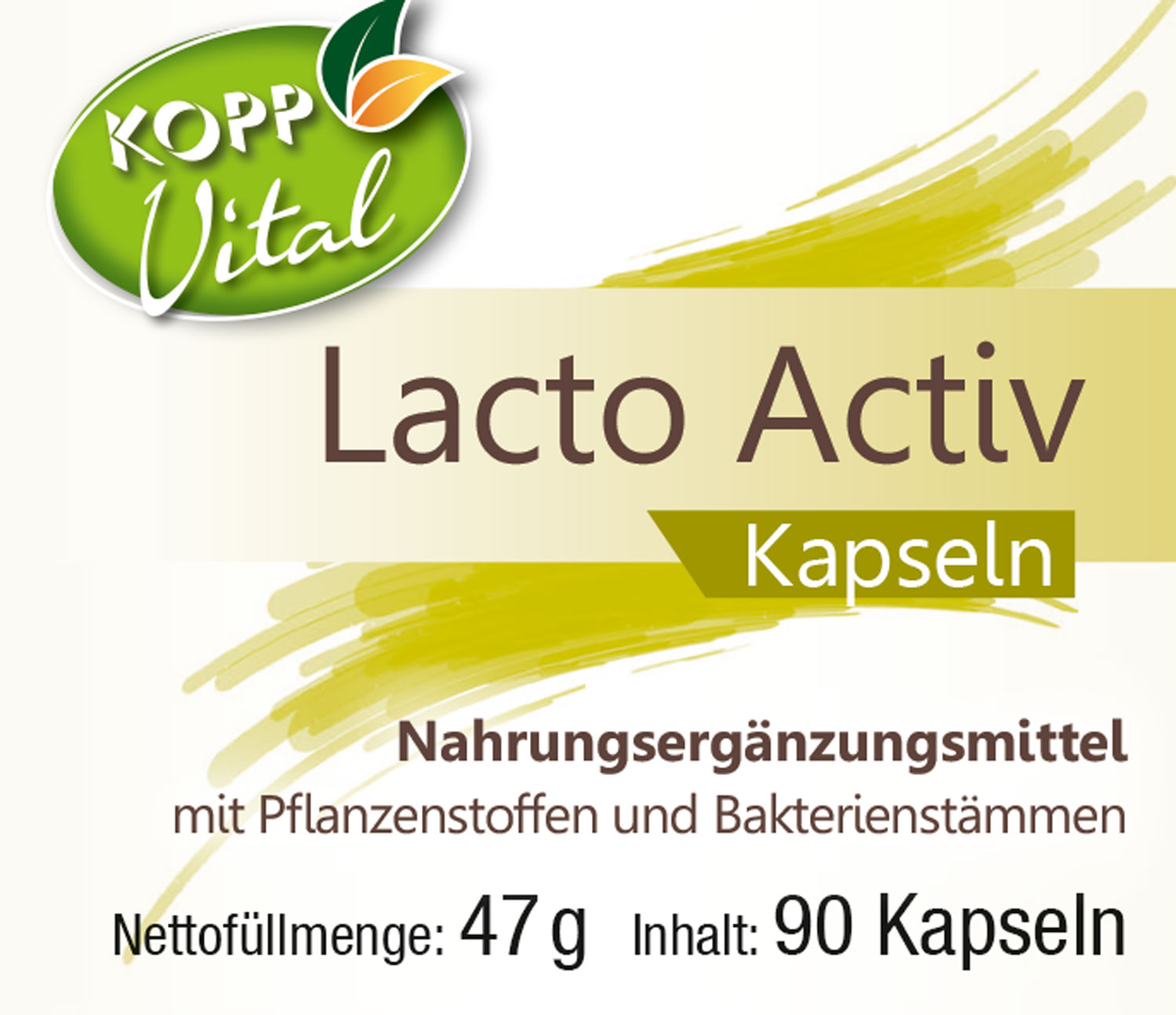 Kopp Vital   Lacto Activ / 90 Kapseln01