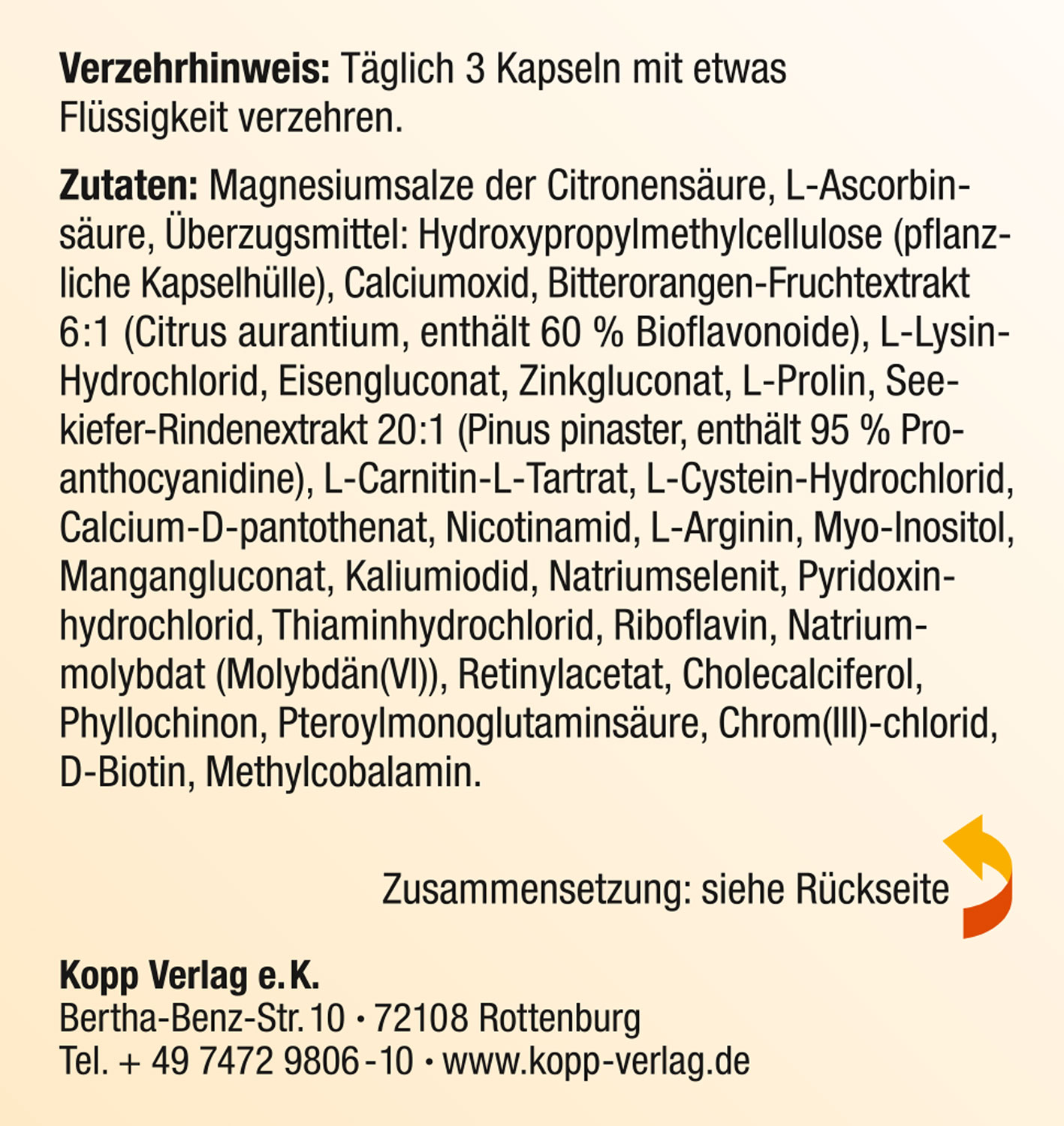 Kopp Vital   Basis Formula / 90 Kapseln03