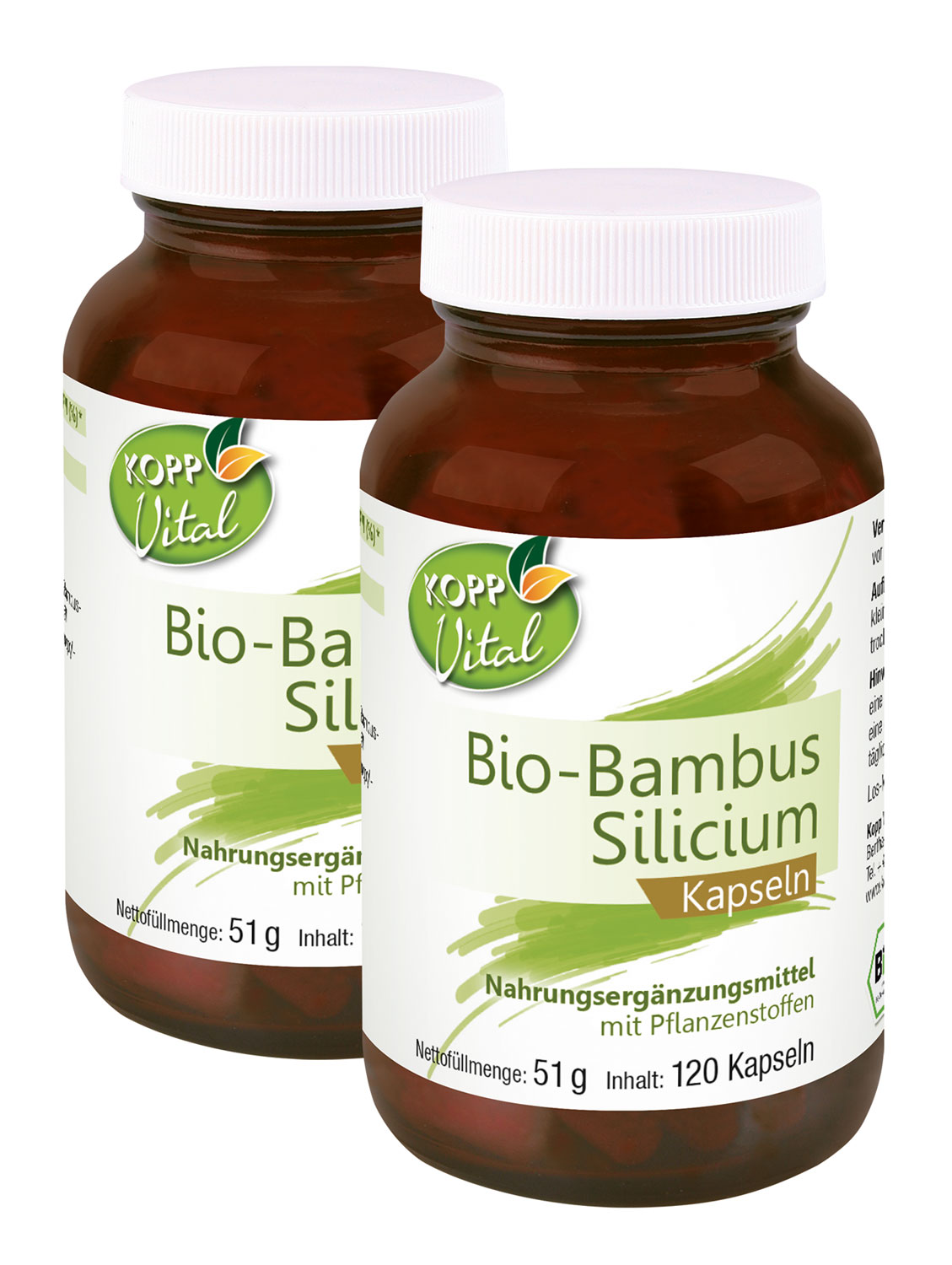 Kopp Vital   Bio-Bambus Silicium / 120 Kapseln