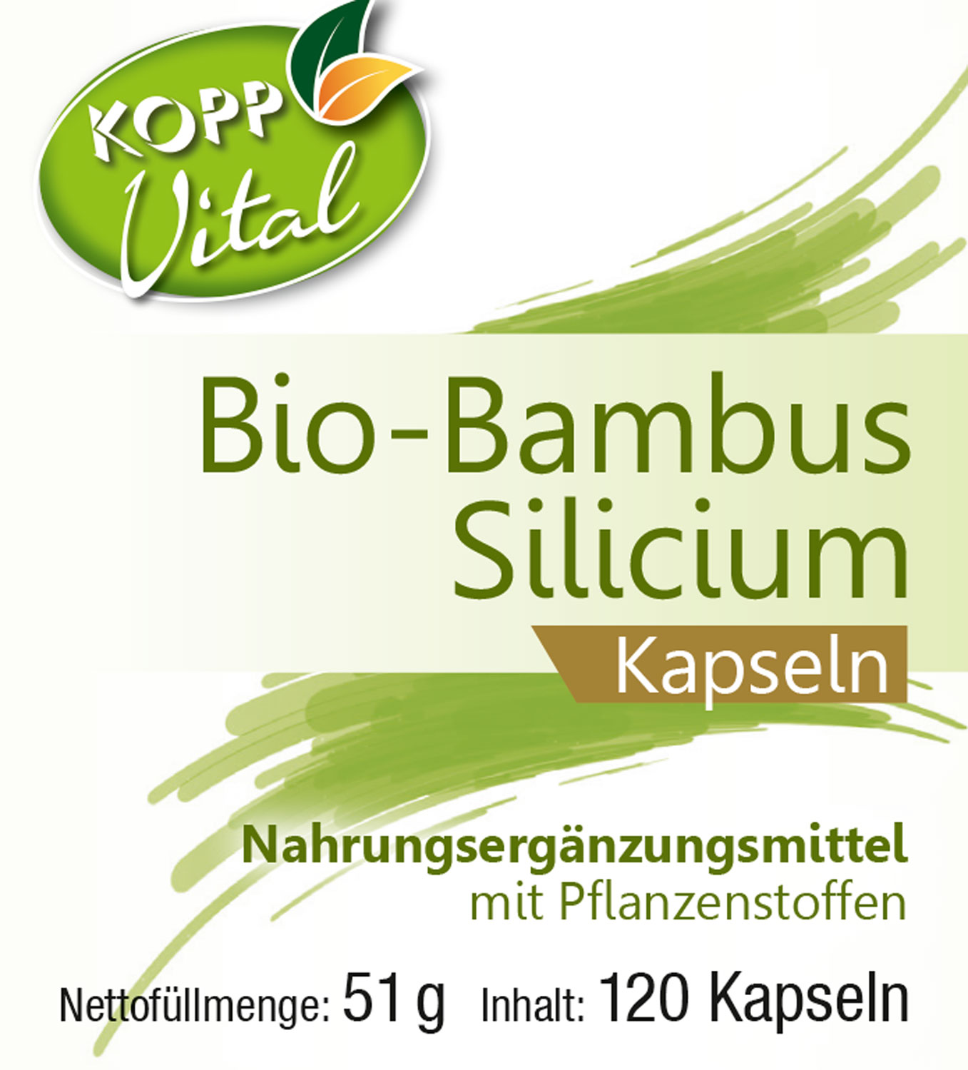 Kopp Vital   Bio-Bambus Silicium / 120 Kapseln01