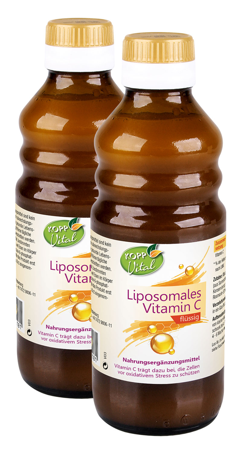 Kopp Vital   Liposomales Vitamin C / 1000 mg / 250 ml / Vegan / Alkoholfrei / Gentechnikfrei