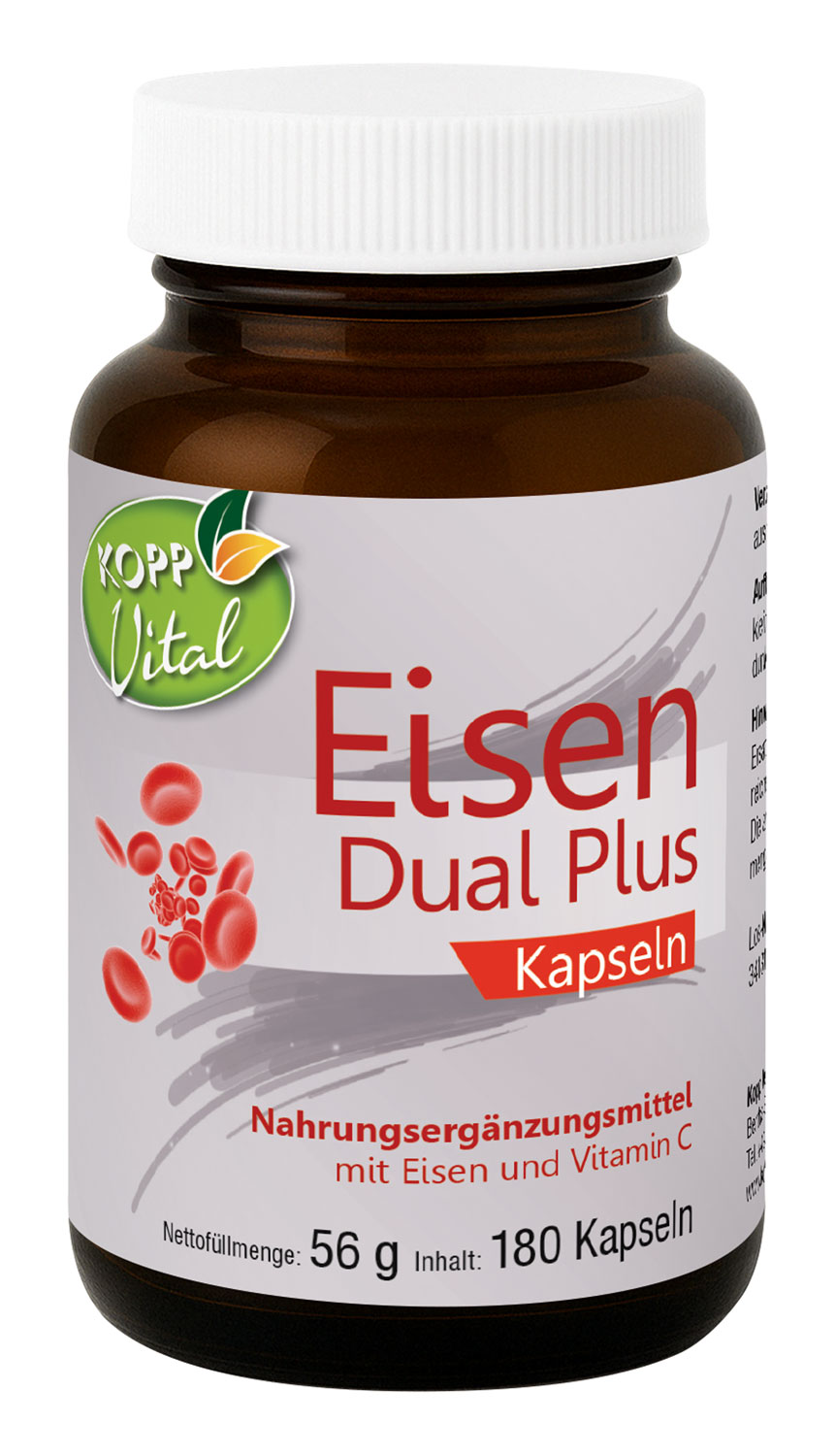 Kopp Vital� Eisen Dual Plus / 20 mg / 180 Kapseln
